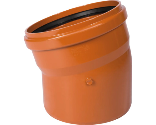 KG Bogen 15° DN 315 mm Abwasserrohrbogen aus Kunststoff für den Außenbereich