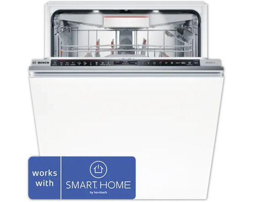 Geschirrspüler vollintegriert Bosch 59,8 x 86,5 x 55 cm für 14 Maßgedecke 9,5 l 42 dB (A) SBD8TCX04E - Kompatibel mit SMART HOME by hornbach