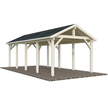 Holzcarport mit Dach