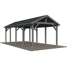 Holzcarport mit Dach für den Außenbereich