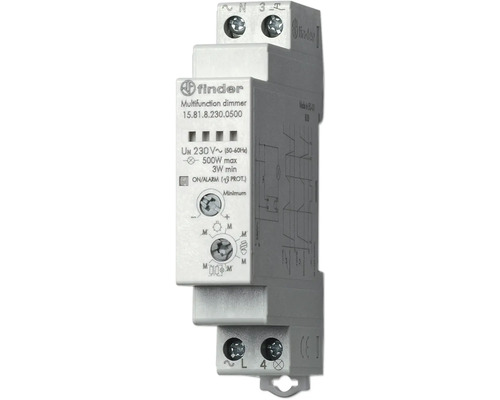 Finder Elektronischer Dimmschalter inklusive LED, Memoryfunktion, für 230 V AC Finder Multifunktionsdimmer