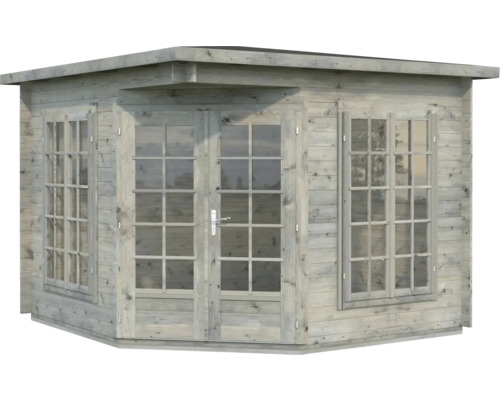 Pavillon Palmako Melanie Low 7 m² 300 x 300 cm tauchgrundiert grau