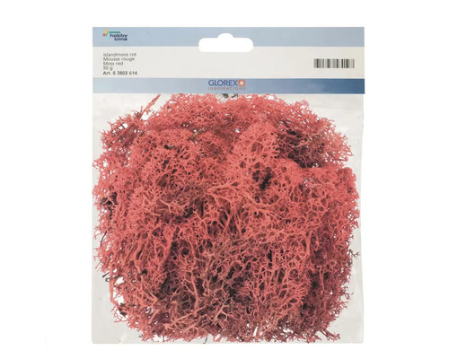Verpackung Islandmoos in Rot, 50 Gramm