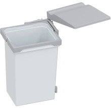 Einbaumülleimer VS ENVI 10 l silber grau