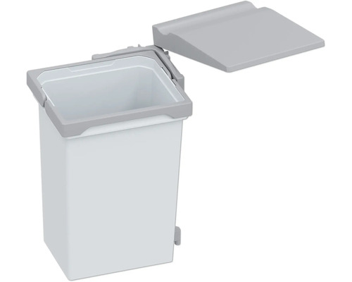 Einbaumülleimer VS ENVI 10 l silber grau