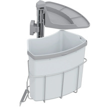Einbaumülleimer VS ENVI 18 l silber grau