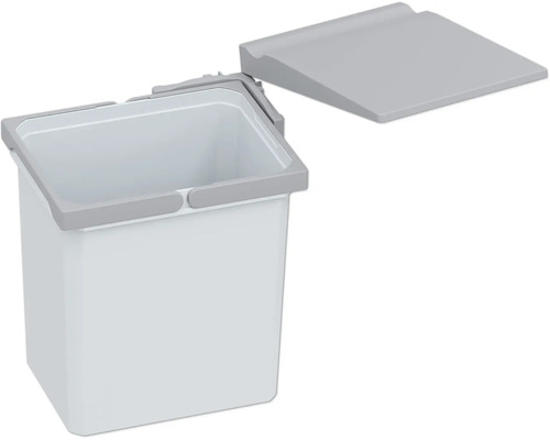 Einbaumülleimer VS ENVI 15,5 l silber grau