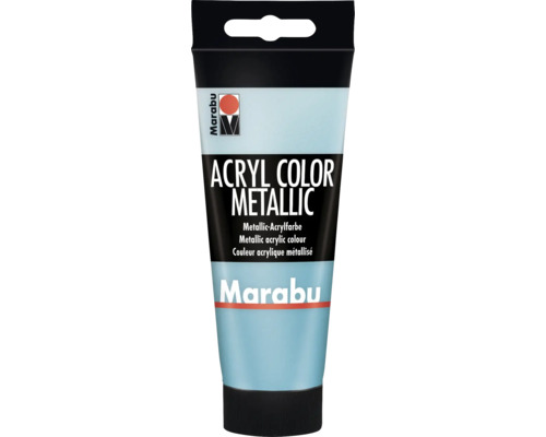Marabu Acrylfarbe Acryl Color metallic petrol 792 100 ml Tube Metallic Acrylfarbe von Marabu