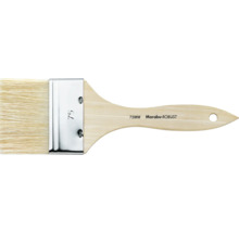 Flachpinsel 75 Millimeter mit Holzgriff