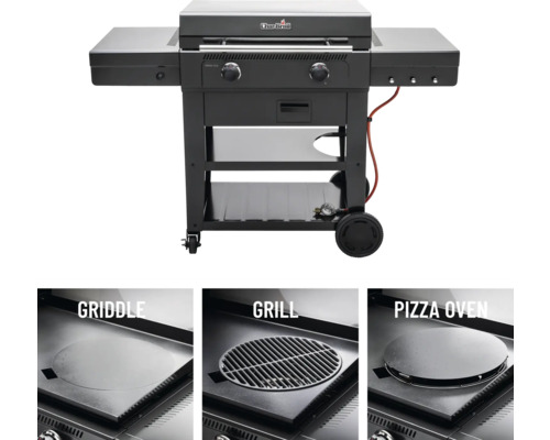 Planchagrill Char-Broil Griddle mit 3-in-1 Tile-Cooking-System, entnehmbare Fettauffangschale Planchagrill Char-Broil Griddle mit 3-in-1 Tile-Cooking-System, entnehmbare Fettauffangschale