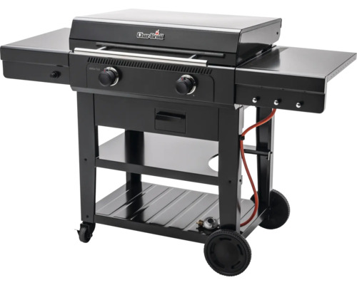 Char-Broil Gasgrill mit zwei Brennern, Seitenablagen und Rollen