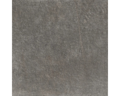 Feinsteinzeug Terrassenplatte Materic Rust 60 cm x 60 cm x 2 cm Graue Bodenfliese mit matter Oberfläche
