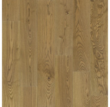 Handmuster zu Parkett Cognac Esche Landhausdiele Gebürstet 1092 x 130 x 14 mm
