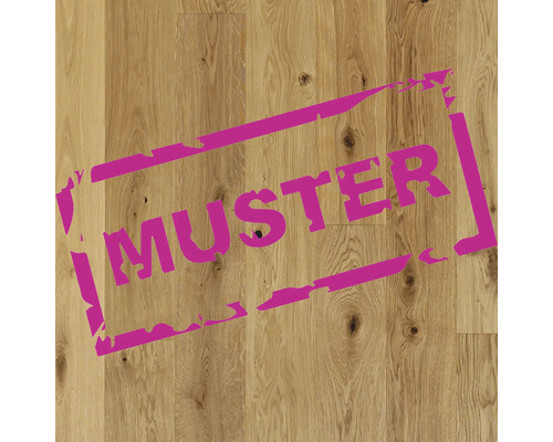 Holzboden mit dem Schriftzug Muster