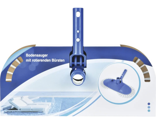 Poolsauger mit rotierenden Bürsten in der Verpackung