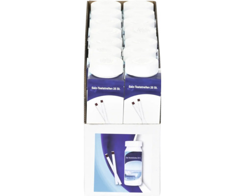 Salzteststreifen 25er Packung in Kartonverpackung