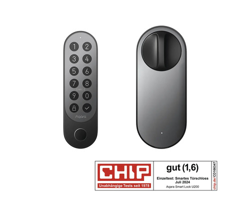 Aqara Smart Lock U200 mit Tastenfeld und Chip Test Siegel