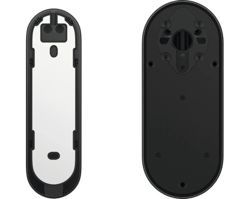 Zwei Gehäuserückseiten für eine Türklingel