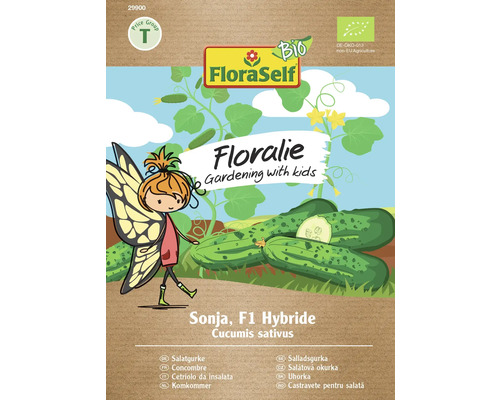 Bio Gurke Sonja FloraSelf Bio Gemüsesamen Hybrid-Saatgut