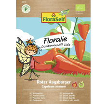 Paprika Roter Augsburger Floraself Floralie & Flo Samenfestes Saatgut Gemüsesamen