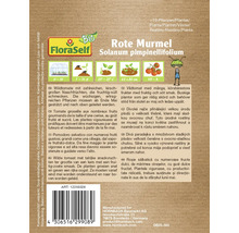 Tomate Rote Murmel Floraself Floralie & Flo Samenfestes Saatgut Gemüsesamen