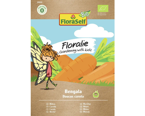 Bio Karotte Bengala FloraSelf Bio Gemüsesamen Hybrid-Saatgut