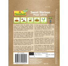 Zuckererbse Sweet Horizon Floraself Floralie & Flo Samenfestes Saatgut Gemüsesamen