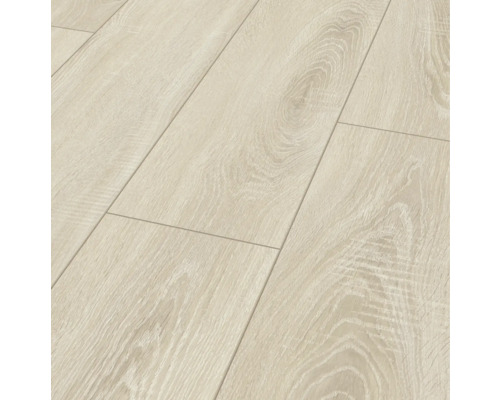 Helle Laminatbodenoberfläche mit Holzstruktur