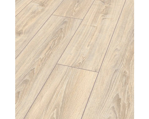 Helle Laminatbodenfläche mit Holzoptik