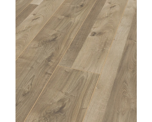 Nahaufnahme von Laminatboden mit Holzstruktur