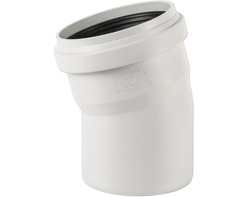 Abwasserrohrbogen mit Muffe und Dichtung