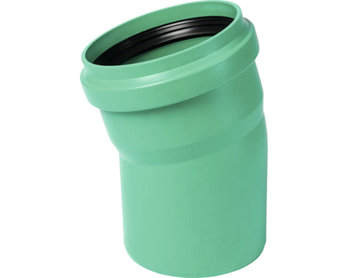 KG2000-B Bogen 15° für SN10/SN16 DN 200 mm Grünes Kunststoff Abwasserrohr Winkelstück