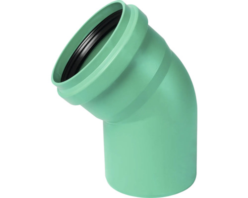 KG2000-B Bogen 45° für SN10/SN16 DN 200 mm Abwasserrohrbogen mit Dichtung