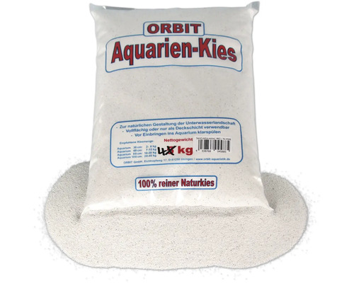 Sack Aquarienkies mit vier Kilogramm Füllmenge
