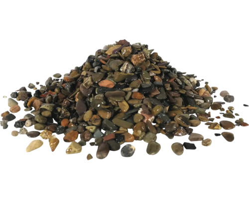 Haufen Zierkies für den Garten