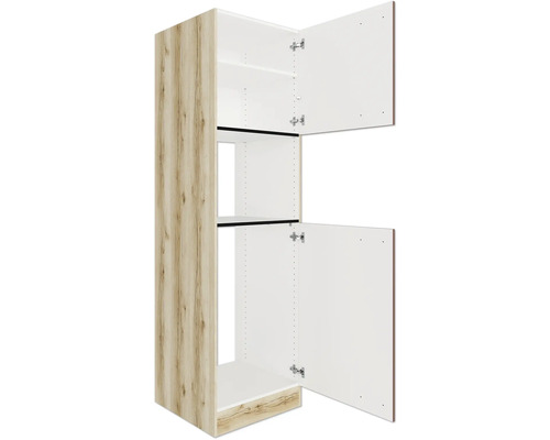 Küchenschrank mit zwei offenen Türen