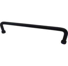 Schwarzer Handtuchhalter