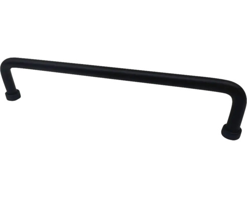Schwarzer Handtuchhalter