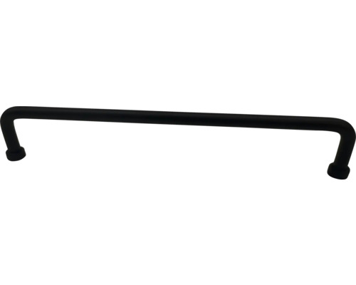 Schwarzer Handtuchhalter zur Wandmontage