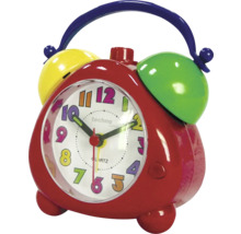 Wecker mit mehrfarbigen Zahlen und Glocken