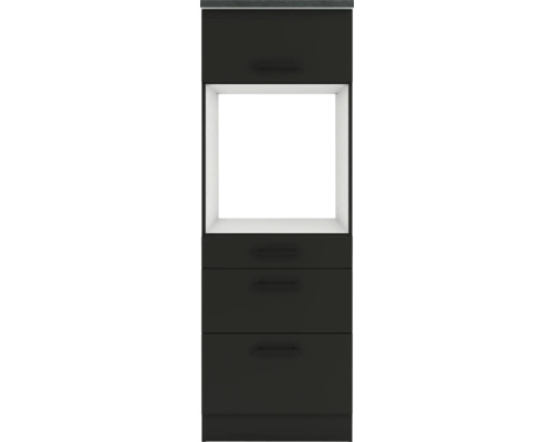 Küchenschrank mit Schubladen und offenem Fach