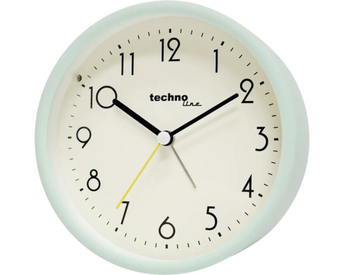 Wecker Modell R mint Ø 12 cm Technoline Tischuhr mit Stunden-, Minuten- und Sekundenzeiger