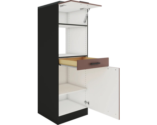 Küchenschrank mit Regalböden, einer Schublade und einer Tür