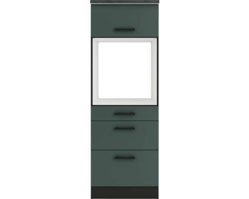 Küchenschrank mit Schubladen und Einbaunische