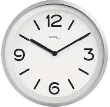 Wanduhr mit analoger Anzeige und Techno Line Logo