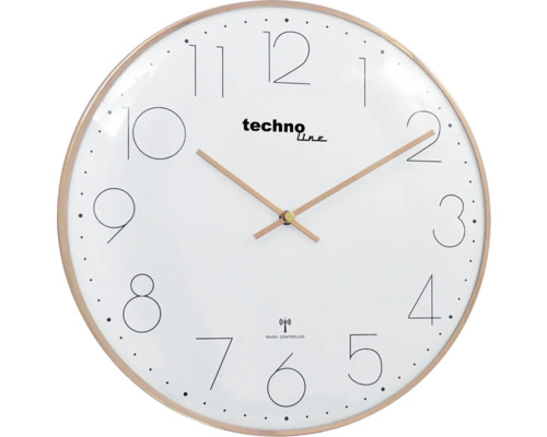 Funkwanduhr mit analoger Anzeige