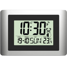 Digitale Wetterstation mit Anzeige von Uhrzeit, Datum und Temperatur
