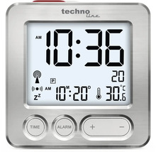 Digitaler Wecker mit Anzeige von Uhrzeit, Datum und Temperatur