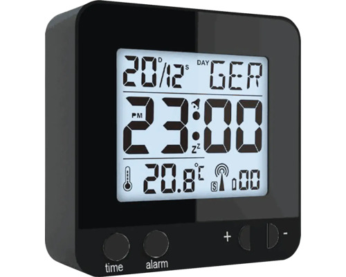 Digitaler Wecker mit Temperaturanzeige
