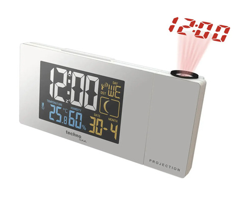 Projektionswecker mit Temperatur- und Feuchtigkeitsanzeige